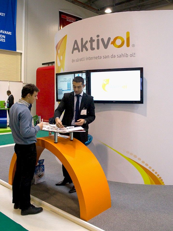 Aktiv ol company stand creation for BakuTel 2011 exhibition .jpg
